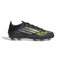 adidas F50 Elite Gras Voetbalschoenen (FG) Kids Zwart Zilver Neongeel