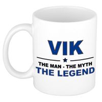 Vik The man, The myth the legend cadeau koffie mok / thee beker 300 ml