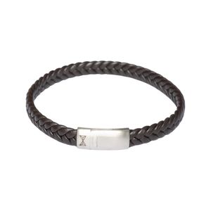 AZE Jewels Armband Single Flat String Brown