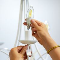 WiZ Filament kaarslamp helder 4,9 W (gelijk aan 40 W) C35 E14 - thumbnail