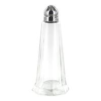 Home Deco Factory Peper en Zoutstrooier - glas - 50 ml - H11 cm - transparant