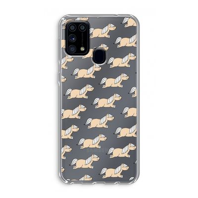 Ponys: Samsung Galaxy M31 Transparant Hoesje