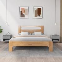 Nachtkastjes 2 st 50x46x50 cm bewerkt hout grijs sonoma eiken - thumbnail