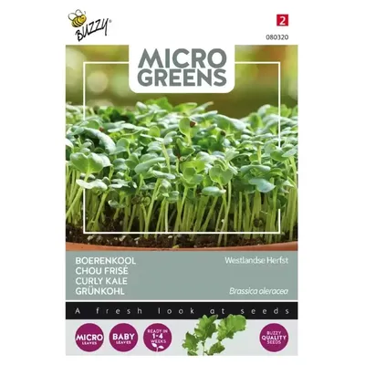Microgreens, Boerenkool Westlandse Herfst
