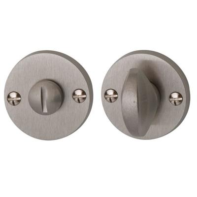Hardbrass Tonda toilet-/badkamersluiting 8mm - mat nikkel