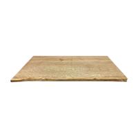 Aloni Wastafelblad Massief Hout 100x45/50x4cm