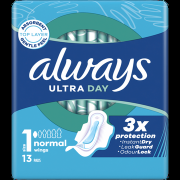 Always Ultra Dag Maandverbanden Normal (Maat 1) bij Jumbo