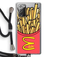 McElodie: Samsung Galaxy Note 20 / Note 20 5G Transparant Hoesje met koord