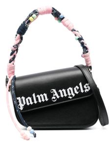 Palm Angels sac porté épaule Crash à logo imprimé - Noir