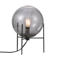 Nordlux Glazen tafellampAlton zwart met smoke glas - 47645047