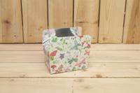 Bonbon doosjes - Chocolade doosje - Farfalla LAAG zilver - 24 stuks