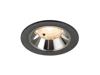 SLV InbouwspotNuminos S zwart/chroom 2700K - 40gr - 1009438