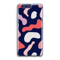 Memphis Shapes Pink: Honor 9 Transparant Hoesje