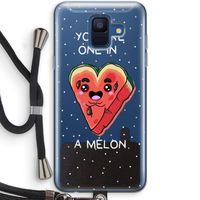 One In A Melon: Samsung Galaxy A6 (2018) Transparant Hoesje met koord