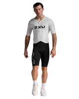 2XU Light Speed React Sleeved Trisuit Black/White heren