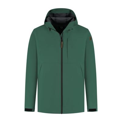 Travelin&apos; Men - Waterproof jack - Dark Groen - Maat XXL