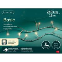 Kerstverlichting - 240 led lampjes -warm wit -1800 cm - transparant snoer -timer en dimmer - thumbnail