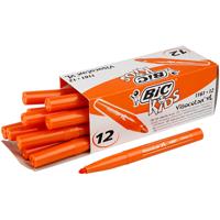 BIC visa color kleurstiften, lijndikte 3 mm, mid oranje, 12 stuk/ 1 doos