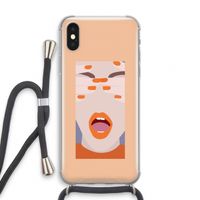 Surprise: iPhone X Transparant Hoesje met koord
