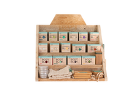 Ge-upcycled winkel display - gevuld