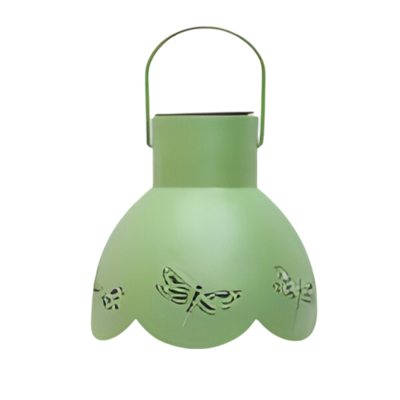 Solar lampje libelle groen 16x26 cm - Buitengewoon de boet