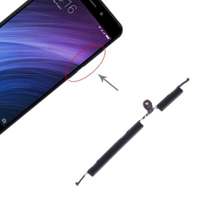 De knoop van de macht en volume controleknoop voor Xiaomi Redmi 4A (zwarte)