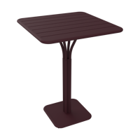 Fermob Luxembourg tuintafel hoog 80x80 cm Black Cherry