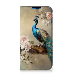 Hoesje maken voor iPhone 14 Pro Vintage Pauwen