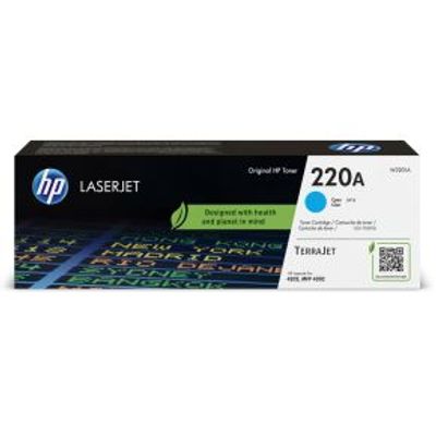 HP 220A originele LaserJet-tonercartridge, cyaan
