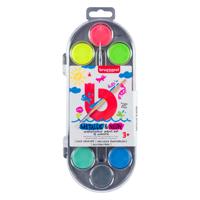 Bruynzeel kids waterverf set van 12 metallic & neon kleuren