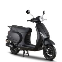 Senzo RivaLux Matzwart - Verbrandingsmotor Scooter
