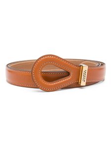 ISABEL MARANT ceinture Brindi en cuir - Marron