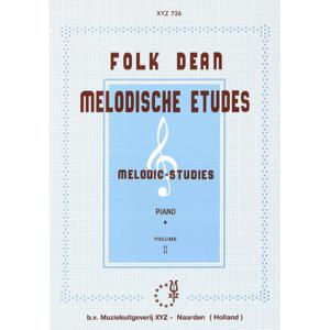 XYZ Uitgeverij Melodische Etudes 2 piano lesboek