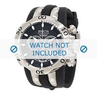 Invicta horlogeband 10825 Silicoon Zwart - thumbnail