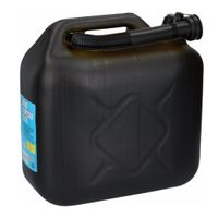Benzine Jerrycan 10 liter in het zwart    -