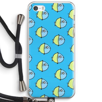 Visjes: iPhone 5 / 5S / SE Transparant Hoesje met koord