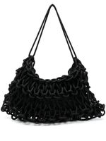 Alienina sac porté épaule Nadia à design tressé - Noir