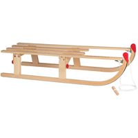 Nijdam houten slee opvouwbaar met trekkoord