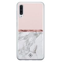 Samsung Galaxy A70 siliconen telefoonhoesje - Rose all day