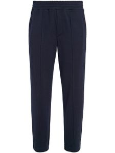 Zegna pantalon de jogging à coupe fuselée - Bleu