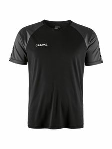 Craft 1912725 Squad 2.0 Contrast Jersey M - Black/Granite - XXL