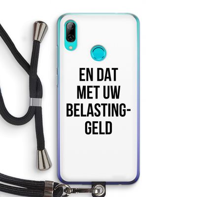 Belastinggeld: Huawei P Smart (2019) Transparant Hoesje met koord