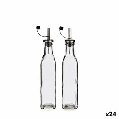 Olie en azijnset Transparant Kristal 300 ml (24 Stuks)
