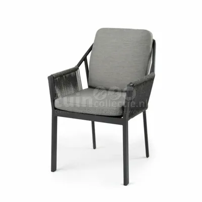 Tierra Outdoor Dining Tuinstoel Liv Charcoal