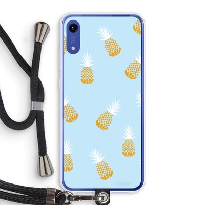 Ananasjes: Honor Play 8A Transparant Hoesje met koord