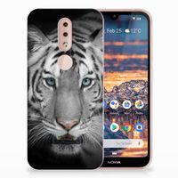 Nokia 4.2 TPU Hoesje Tijger - thumbnail