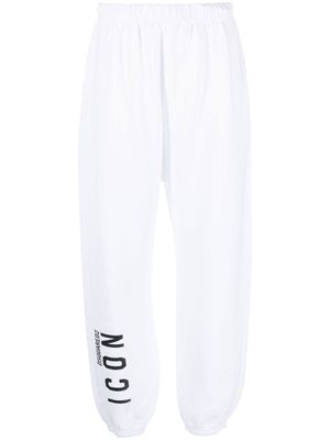 DSQUARED2 pantalon de jogging à logo Icon - Blanc
