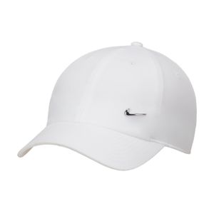 Nike Club Cap Metallic Swoosh Wit Zilver