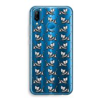 Zwarte poes: Huawei P20 Lite Transparant Hoesje