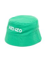 Kenzo Kids bob réversible à logo imprimé - Vert